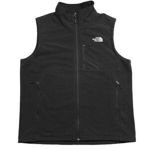 The North Face Windwall Black Softshell Vest Jacket L Large